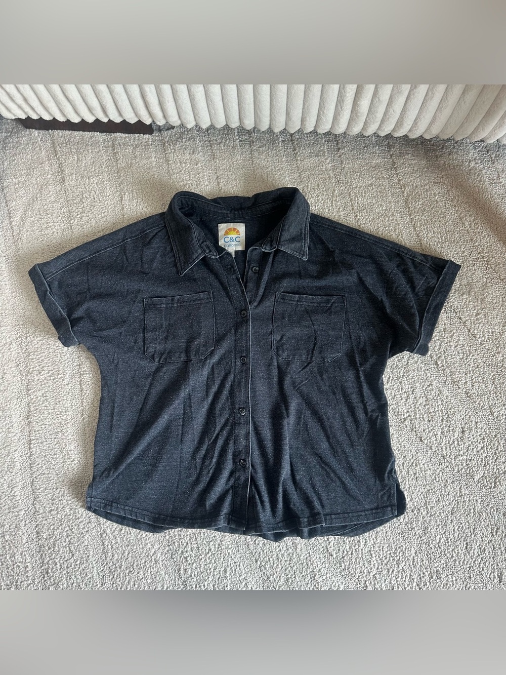 C&C California Women’s Collared Button Down Top